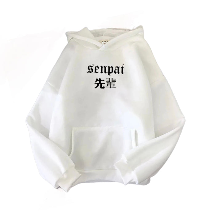 White Senpai Hoodie