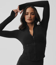 Load image into Gallery viewer, ALO Yoga Corset Full Zip Jacket