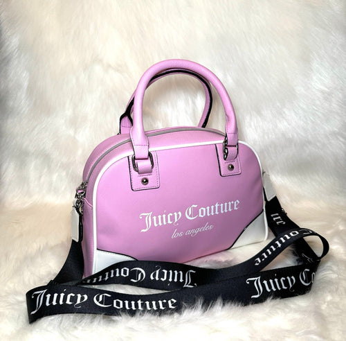 Juicy Couture Blush Pink/Lavender Bowler Bag