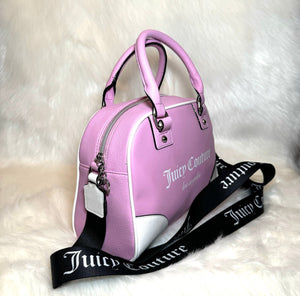Juicy Couture Blush Pink/Lavender Bowler Bag