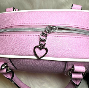 Juicy Couture Blush Pink/Lavender Bowler Bag