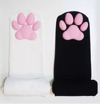 Load image into Gallery viewer, Famous Cat PawPad 3D Stockings (Black)