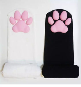 Famous Cat PawPad 3D Stockings (Black)