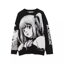 Load image into Gallery viewer, Misa Amane Oversized Premium Sweater