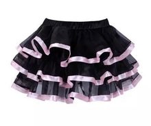 Load image into Gallery viewer, Corset Matching Layered Mini Skirt Pink