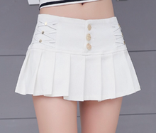 Load image into Gallery viewer, Super Mini Pleated Skirt (White)